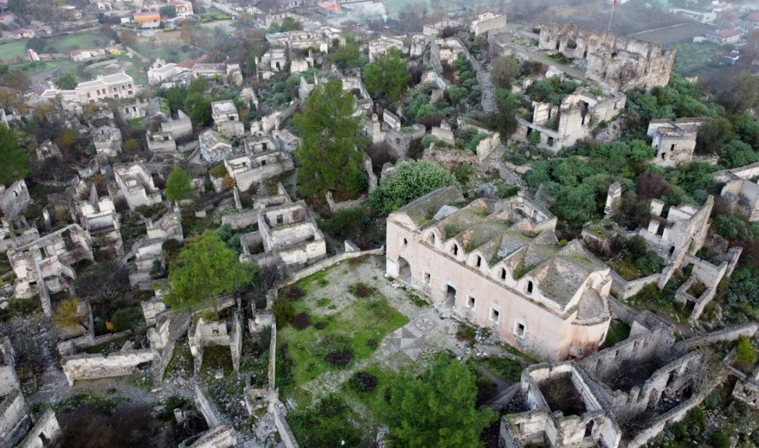 Muğla’nın Fethiye ilçesindeki Kayaköy,