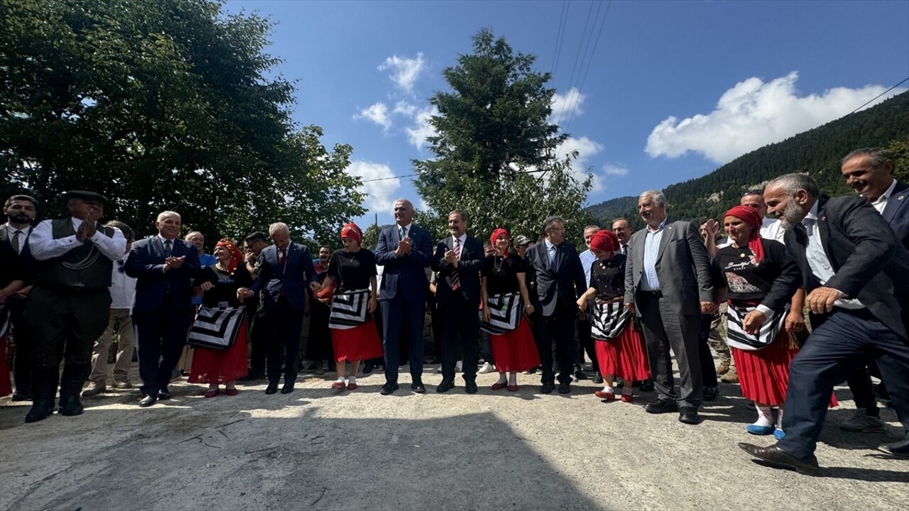 Ulaştırma ve Altyapı Bakanı Abdulkadir Uraloğlu ile Kültür ve Turizm Bakanı Mehmet Nuri Ersoy...