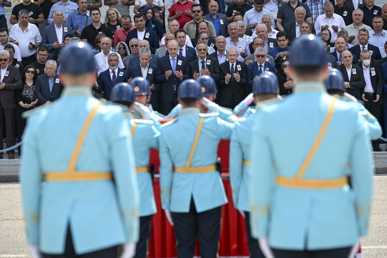 Vefat eden eski CHP Iğdır Milletvekili Yücel Artantaş için Meclis'te cenaze töreni...