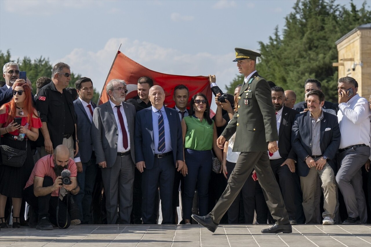 Zafer Partisi Genel Başkanı Ümit Özdağ ve beraberindeki heyet, 30 Ağustos Zafer Bayramı...