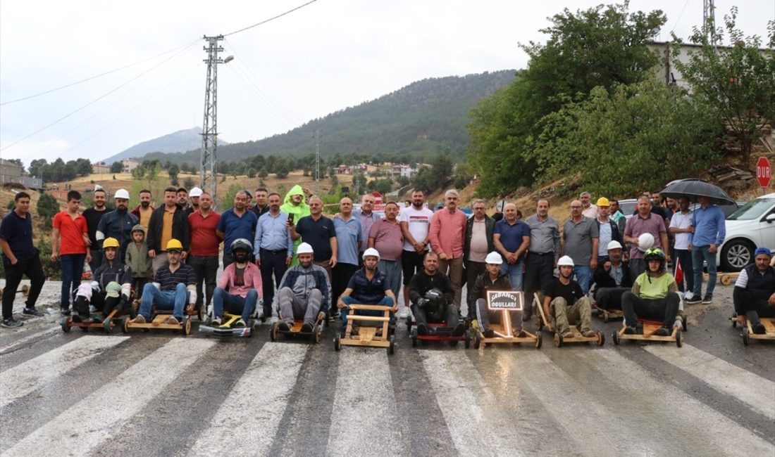 Pozantı'da düzenlenen Tahta Ralli