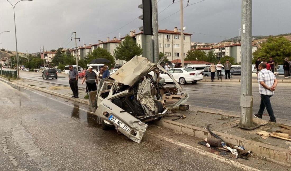 Afyonkarahisar'ın Dinar ilçesinde meydana