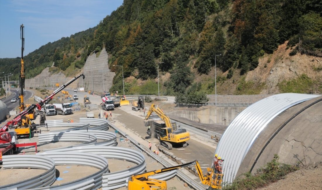 Bolu Dağı Tüneli'nde devam