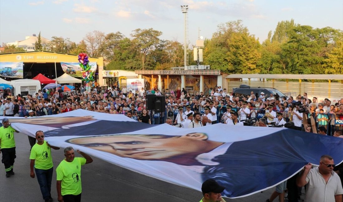 Eşme'de uluslararası kültür coşkusunu