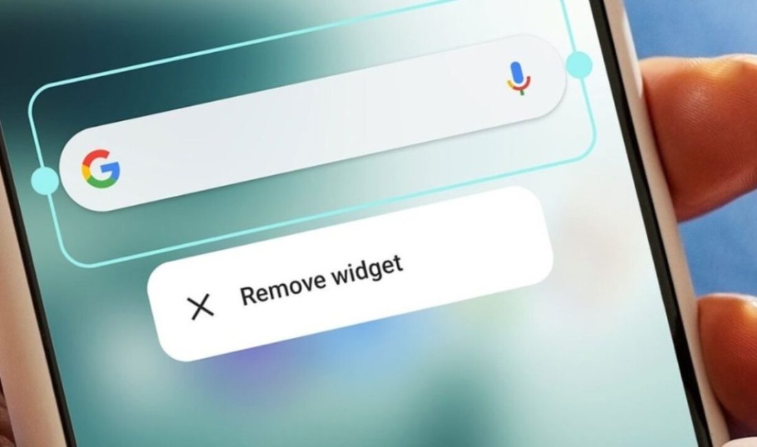 Google'nin arama çubuğundaki widget