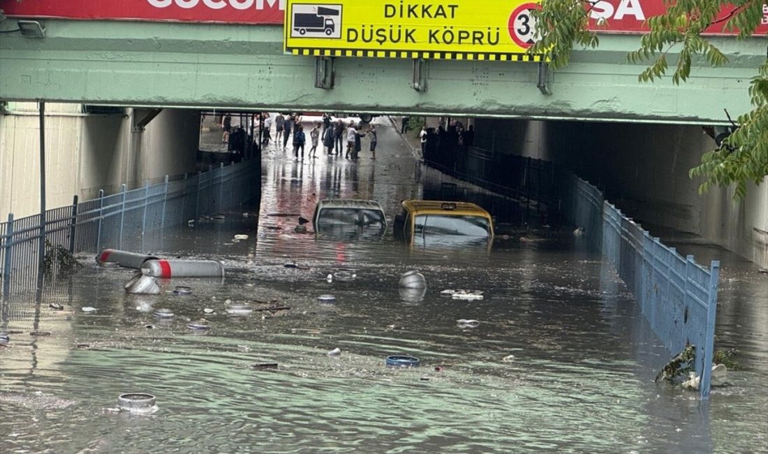 İstanbul'da etkili olan sağanak