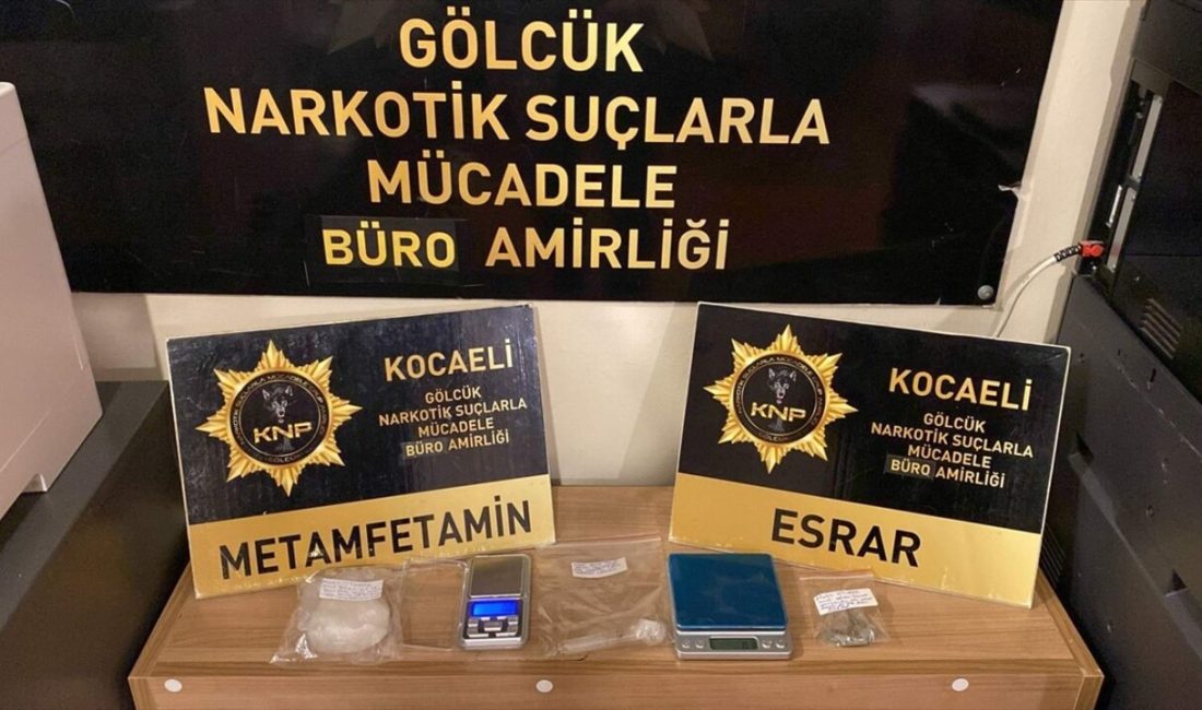 Kocaeli'de düzenlenen uyuşturucu operasyonunda