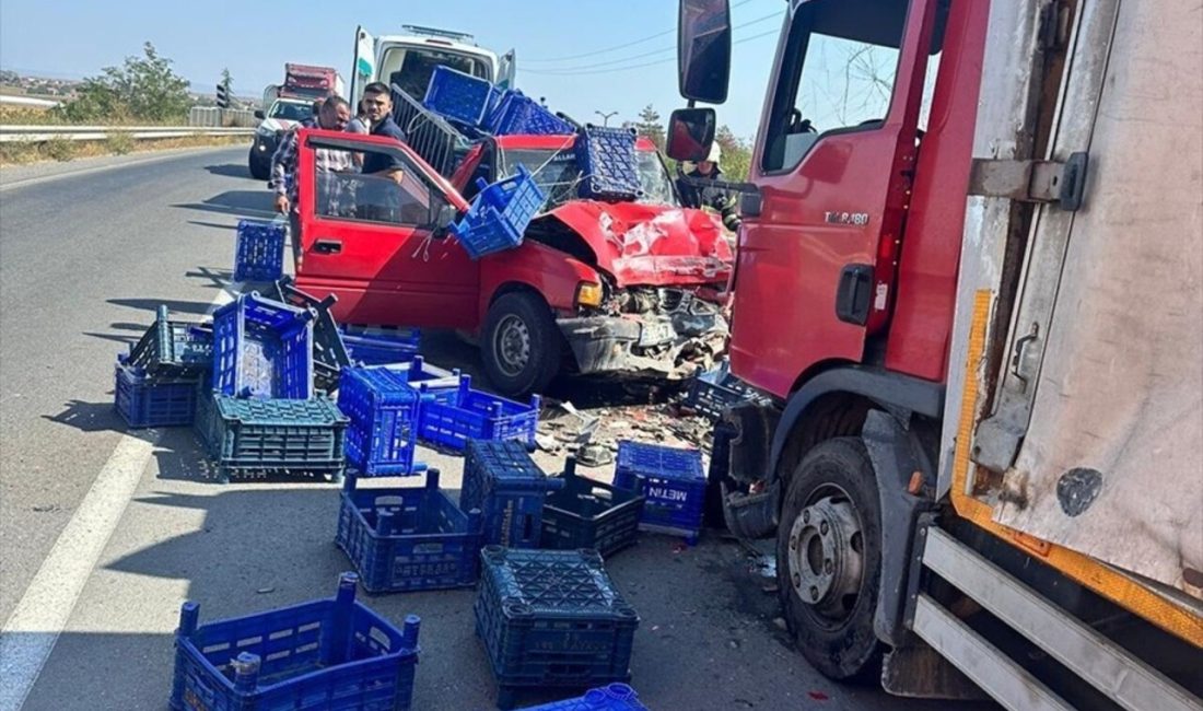 Tekirdağ'ın Ergene ilçesinde meydana