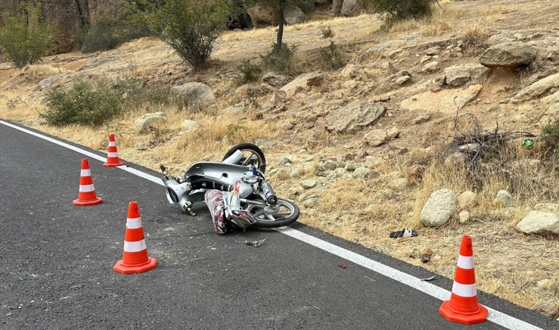 Uşak'ın Eşme ilçesinde motosiklet