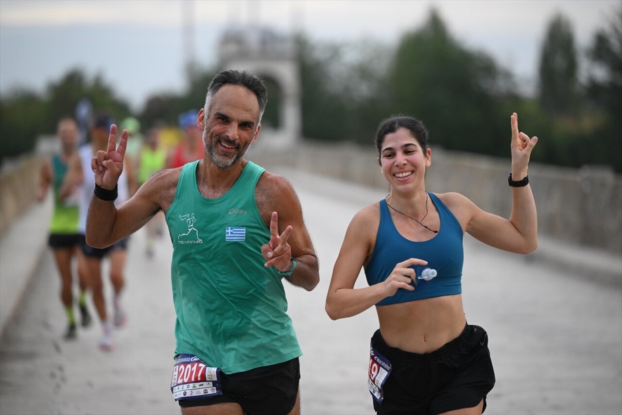 9. Uluslararası Edirne Maratonu koşuldu. Balkan Ülkeleri Dostluk Grubu Gençlik ve Spor Kulübü...