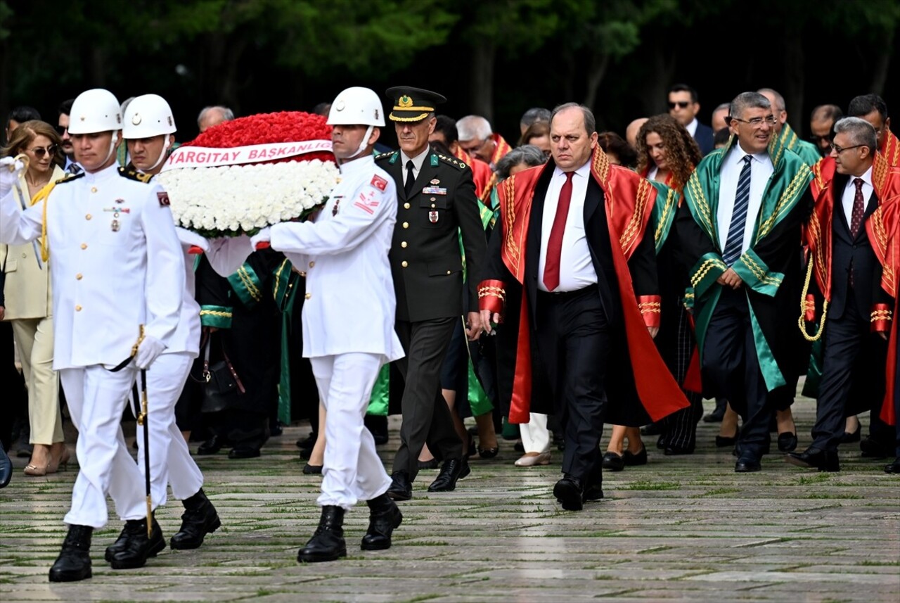 Yargıtay Başkanı Ömer Kerkez ve beraberindeki heyet, 2024-2025 adli yılının açılışı dolayısıyla...