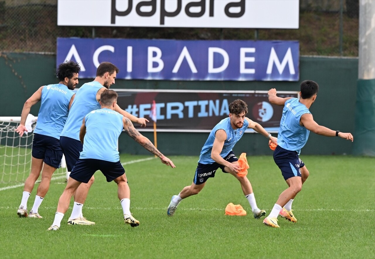 Trabzonspor, Trendyol Süper Lig'in 5. haftasında Beşiktaş ile yapacağı maçın hazırlıklarını...