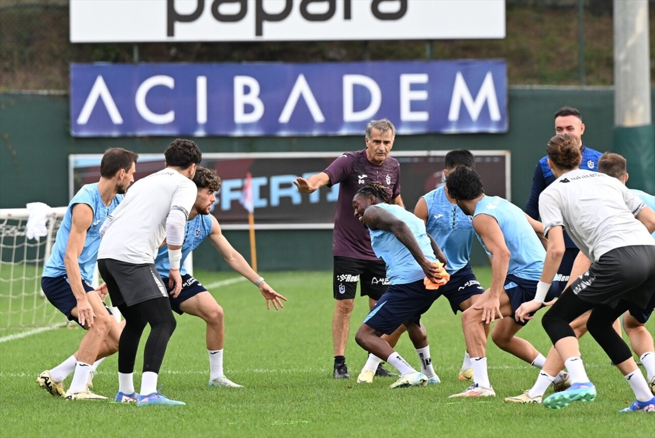 Trabzonspor, Trendyol Süper Lig'in 5. haftasında Beşiktaş ile yapacağı maçın hazırlıklarını...