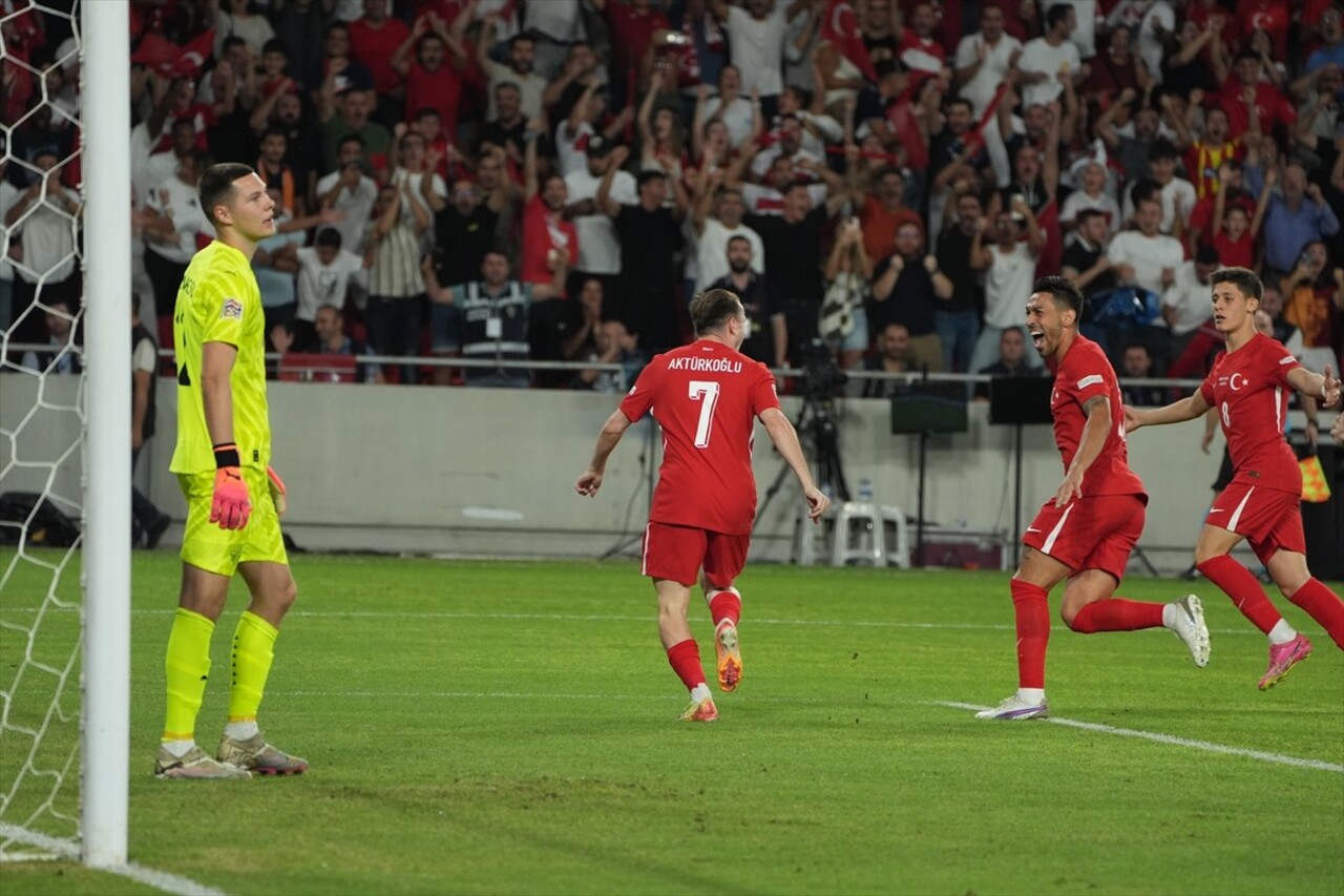 UEFA Uluslar B Ligi 4. Grup ikinci hafta maçında A Milli Futbol Takımı ile İzlanda Gürsel Aksel...