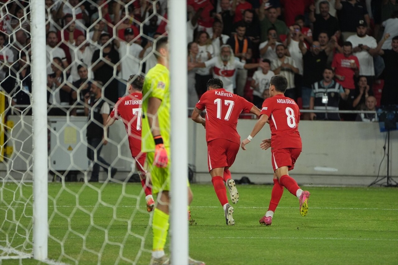 UEFA Uluslar B Ligi 4. Grup ikinci hafta maçında A Milli Futbol Takımı ile İzlanda Gürsel Aksel...