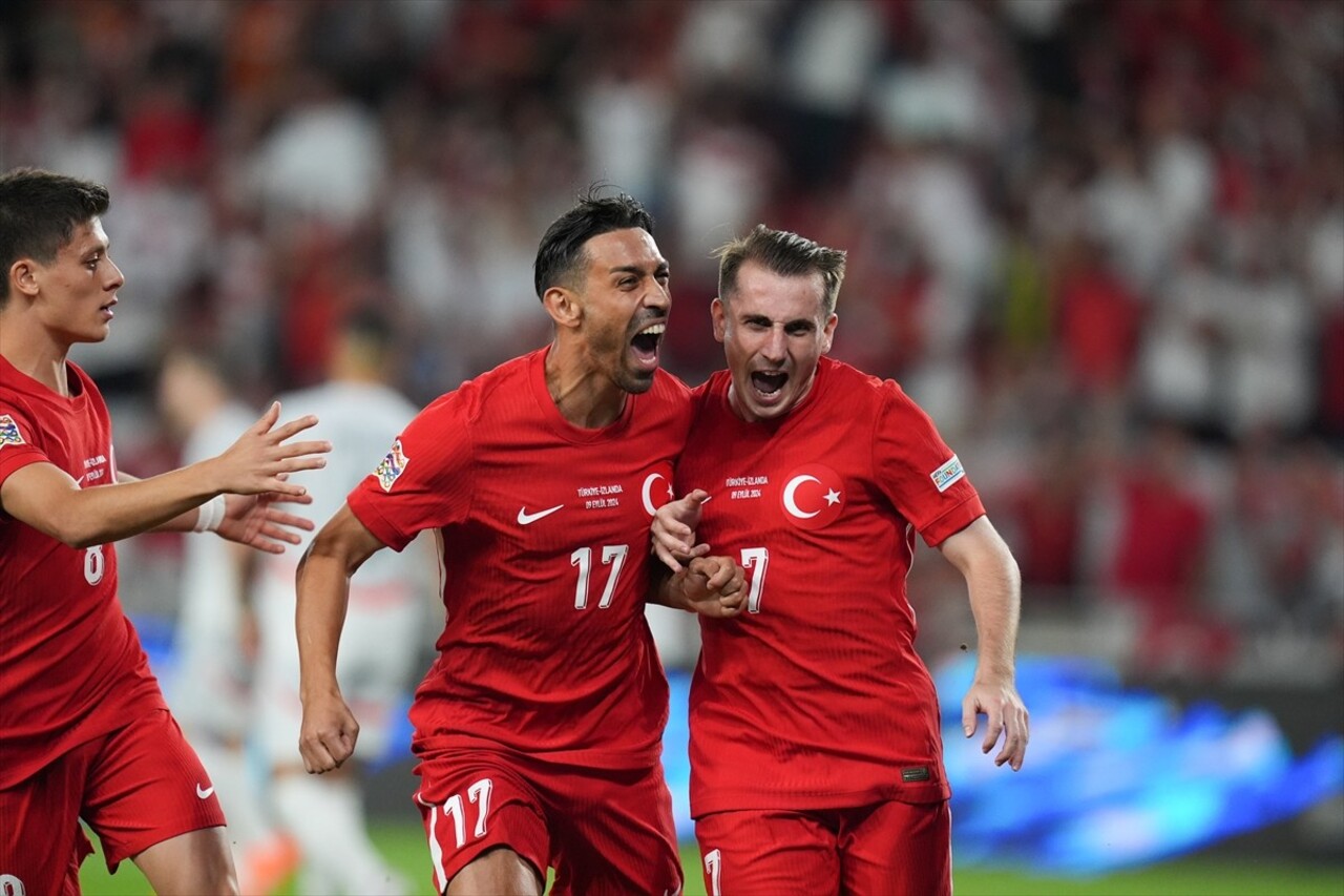 UEFA Uluslar B Ligi 4. Grup ikinci hafta maçında A Milli Futbol Takımı ile İzlanda, Gürsel Aksel...