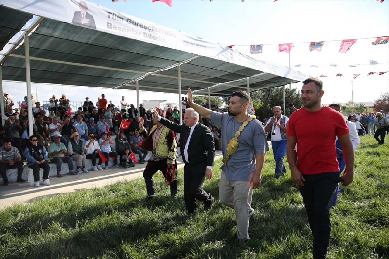 Edirne'de 23. İpsala Çeltik Festivali ve Tarım Fuarı etkinlikleri kapsamında, Tarihi Kırkpınar...