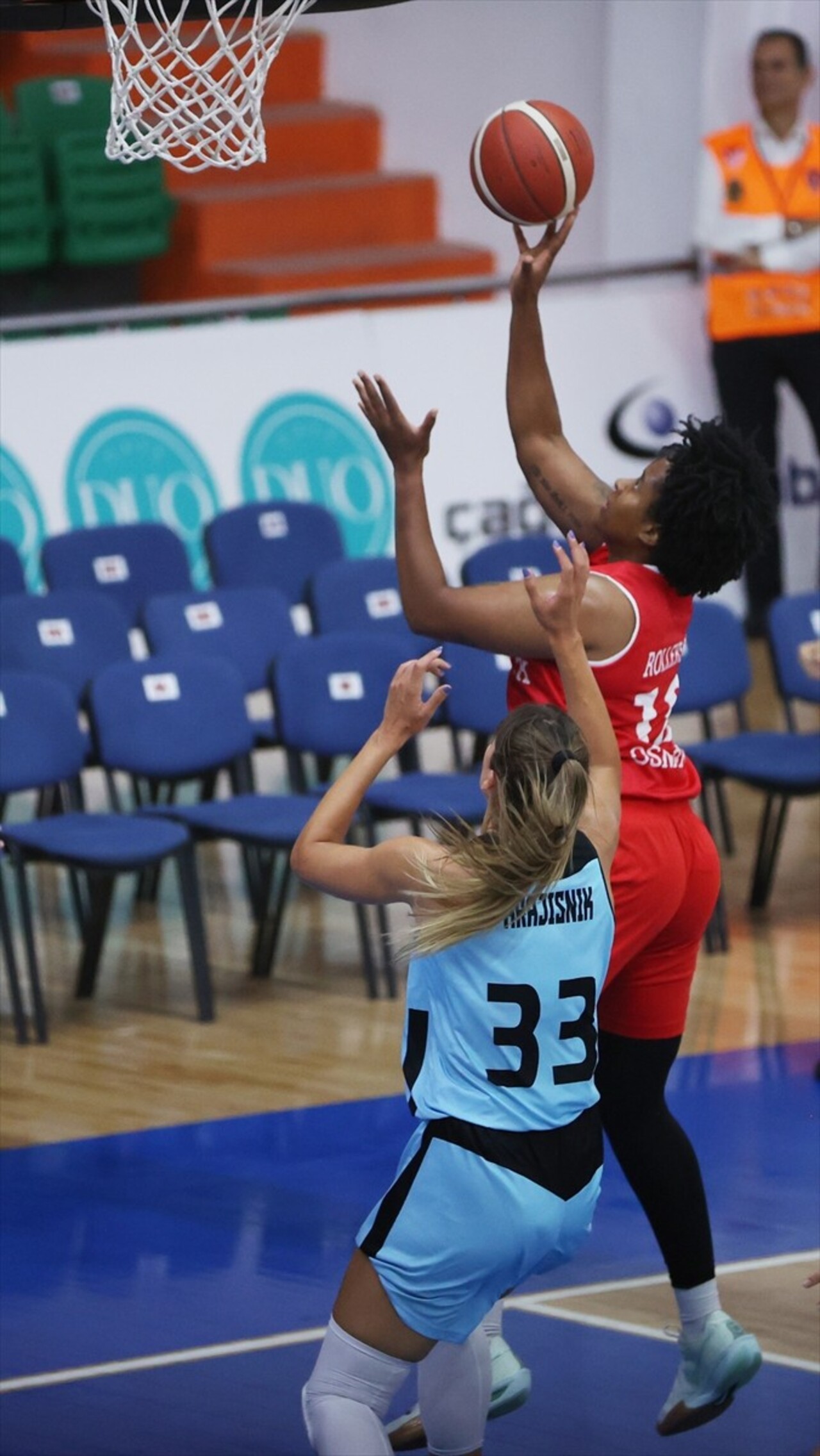 Basketbol FIBA Kadınlar Avrupa Kupası'nın ön eleme turu rövanşında YTR Gayrimenkul Bodrum...