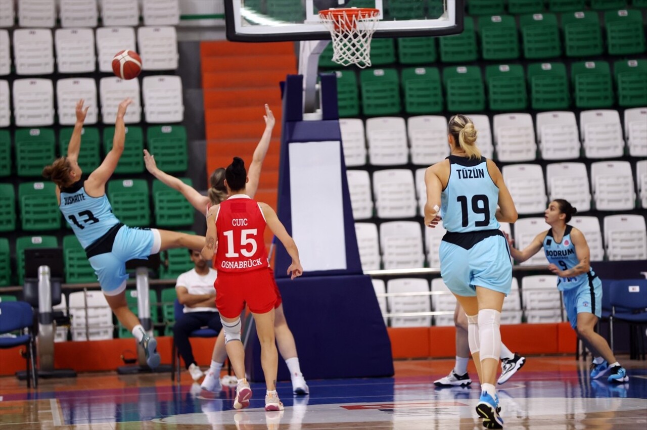 Basketbol FIBA Kadınlar Avrupa Kupası'nın ön eleme turu rövanşında YTR Gayrimenkul Bodrum...