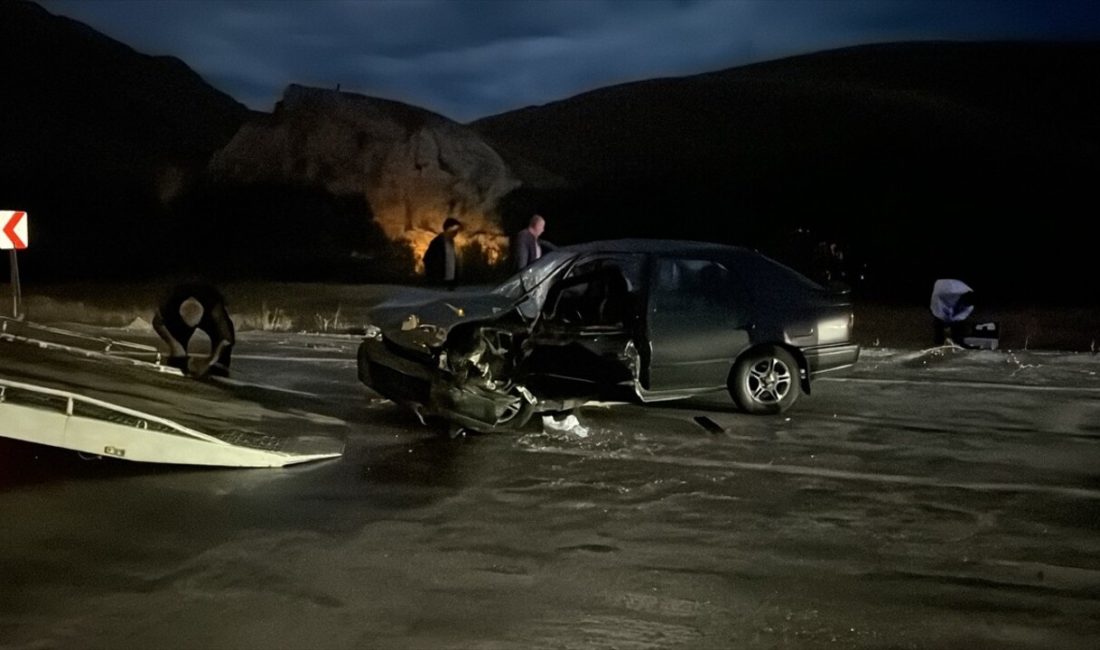 Bayburt'ta meydana gelen trafik