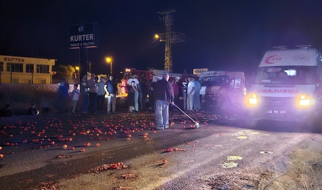 Kahramanmaraş'ta meydana gelen kazada