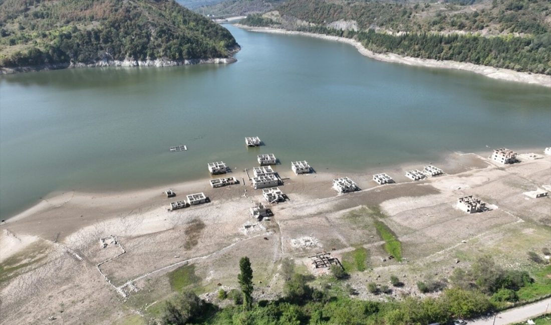 Zonguldak'ta Kızılcapınar Barajı'ndaki su