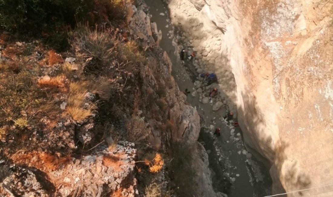 Muğla'daki Saklıkent Kanyonu'nda 3