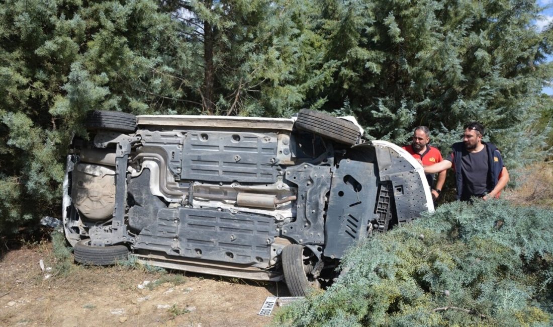 Uşak'ta yaşanan trafik kazasında