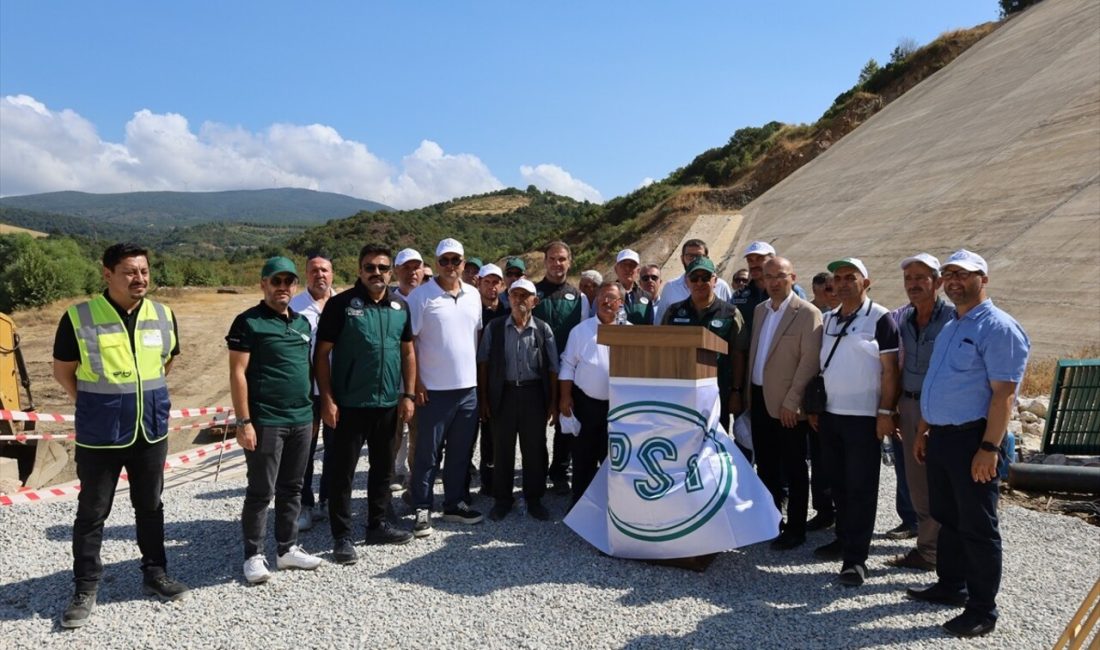 Karacabey'de tamamlanan Yeşildere Barajı,