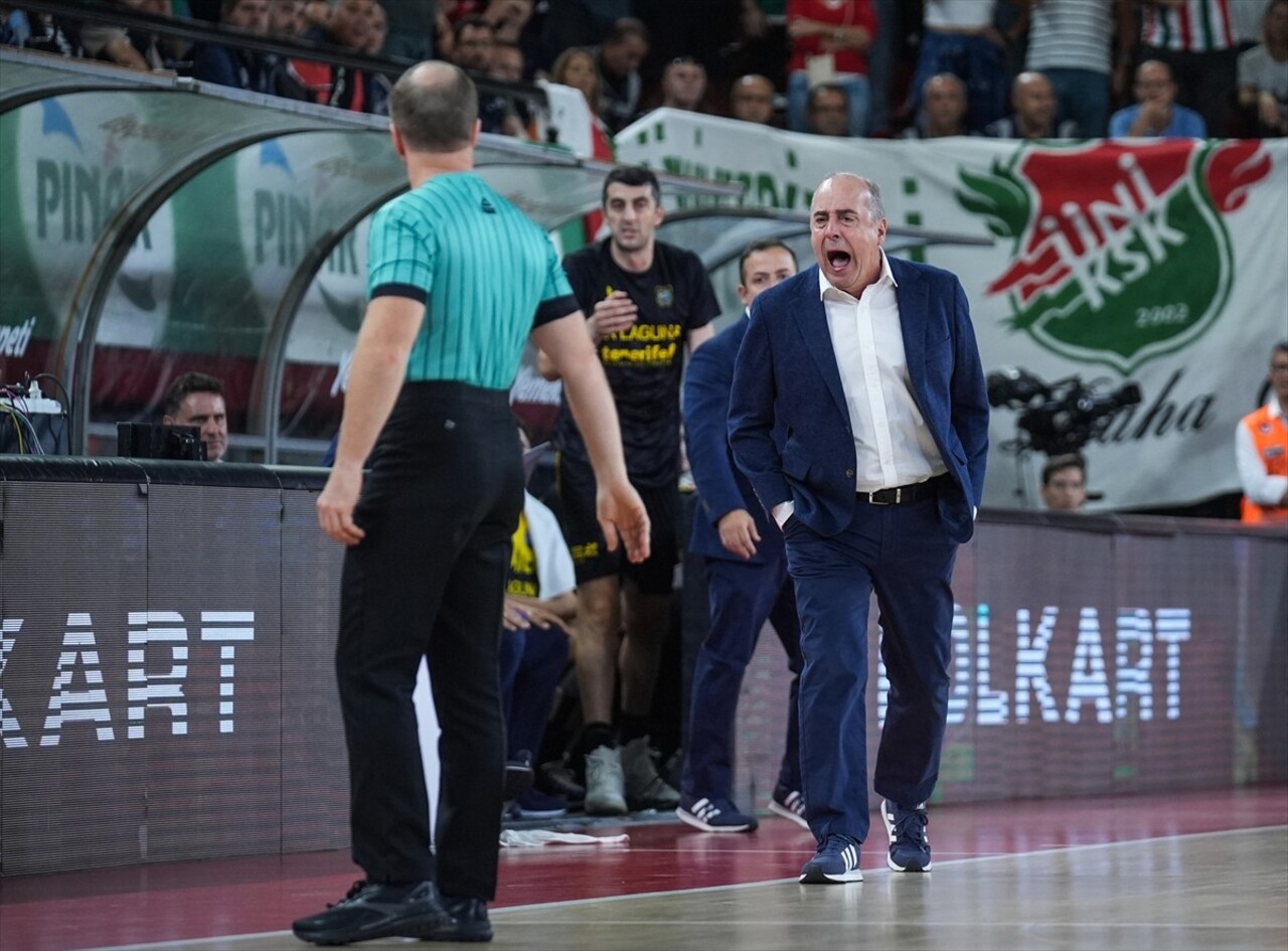 Basketbol Şampiyonalar Ligi C Grubu ilk hafta maçında Karşıyaka, İspanyol temsilcisi La Laguna...