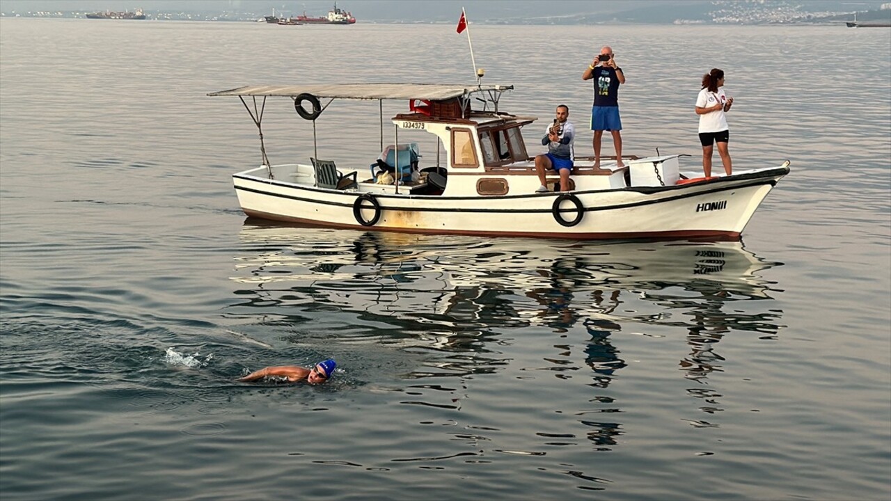 4. İskenderun Körfezi Açık Deniz Yüzme Maratonu, Hatay'ın İskenderun’da tamamlandı. Adana'nın...