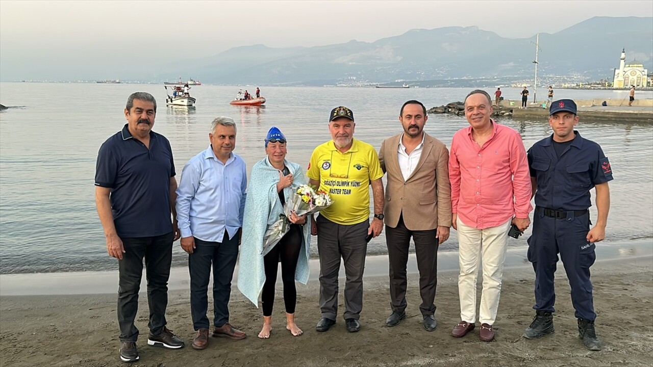 4. İskenderun Körfezi Açık Deniz Yüzme Maratonu, Hatay'ın İskenderun’da tamamlandı. Adana'nın...