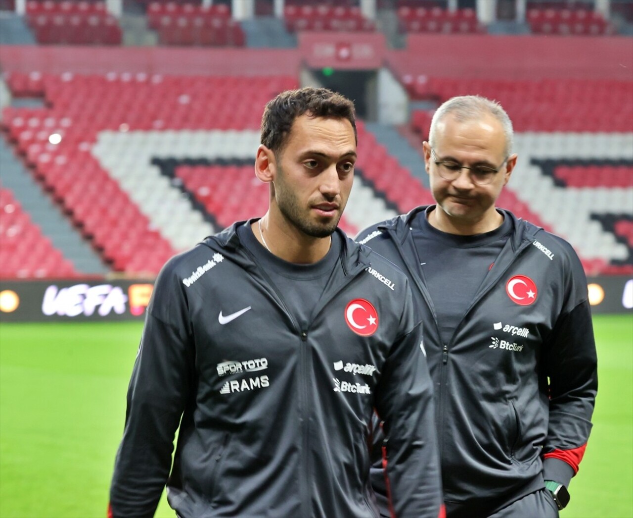 UEFA Uluslar B Ligi 4. Grup müsabakasında yarın Karadağ ile karşılaşacak A Milli Futbol Takımı...