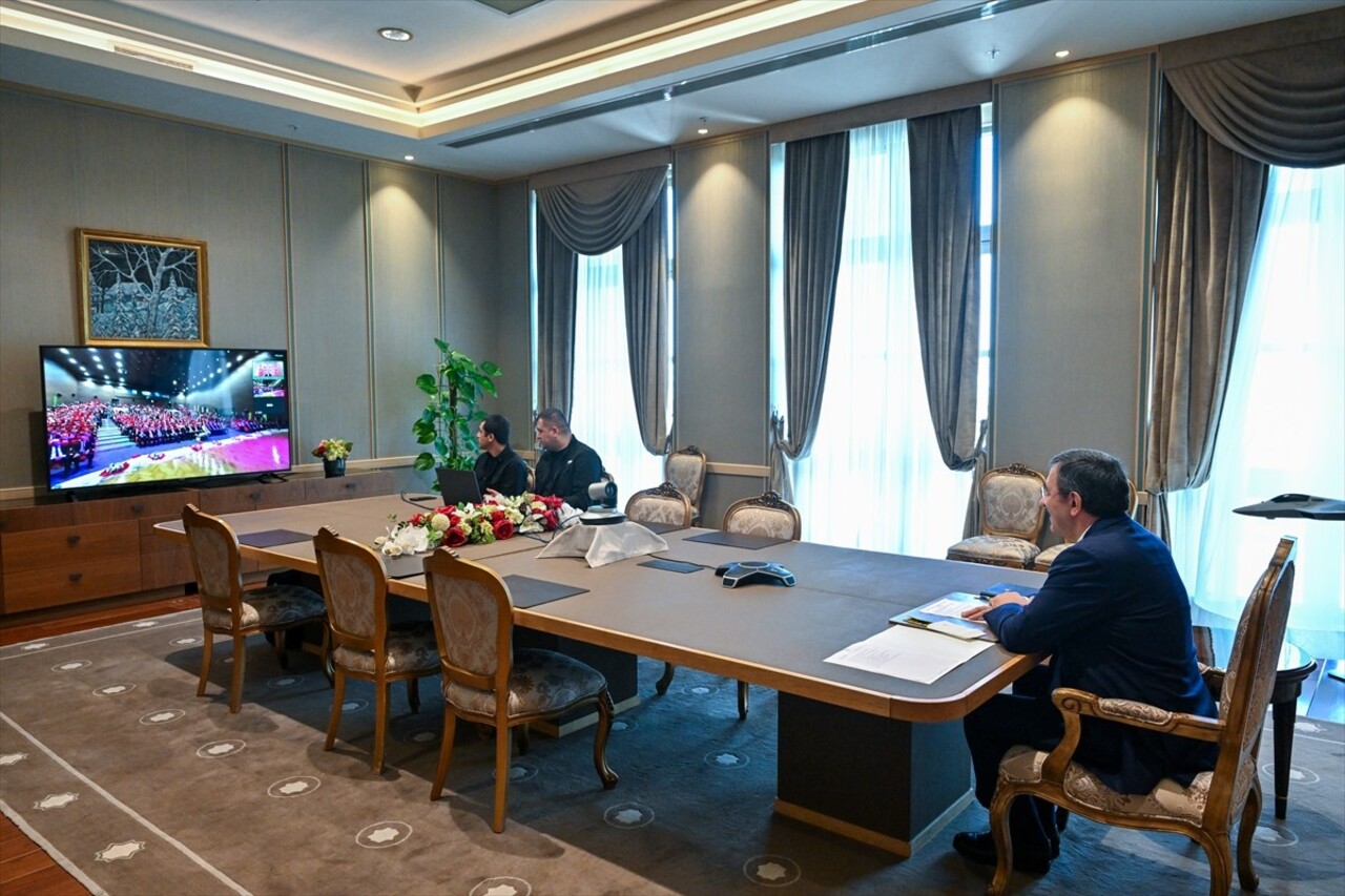 Cumhurbaşkanı Yardımcısı Cevdet Yılmaz, Erzincan Binali Yıldırım Üniversitesi ev sahipliğinde...