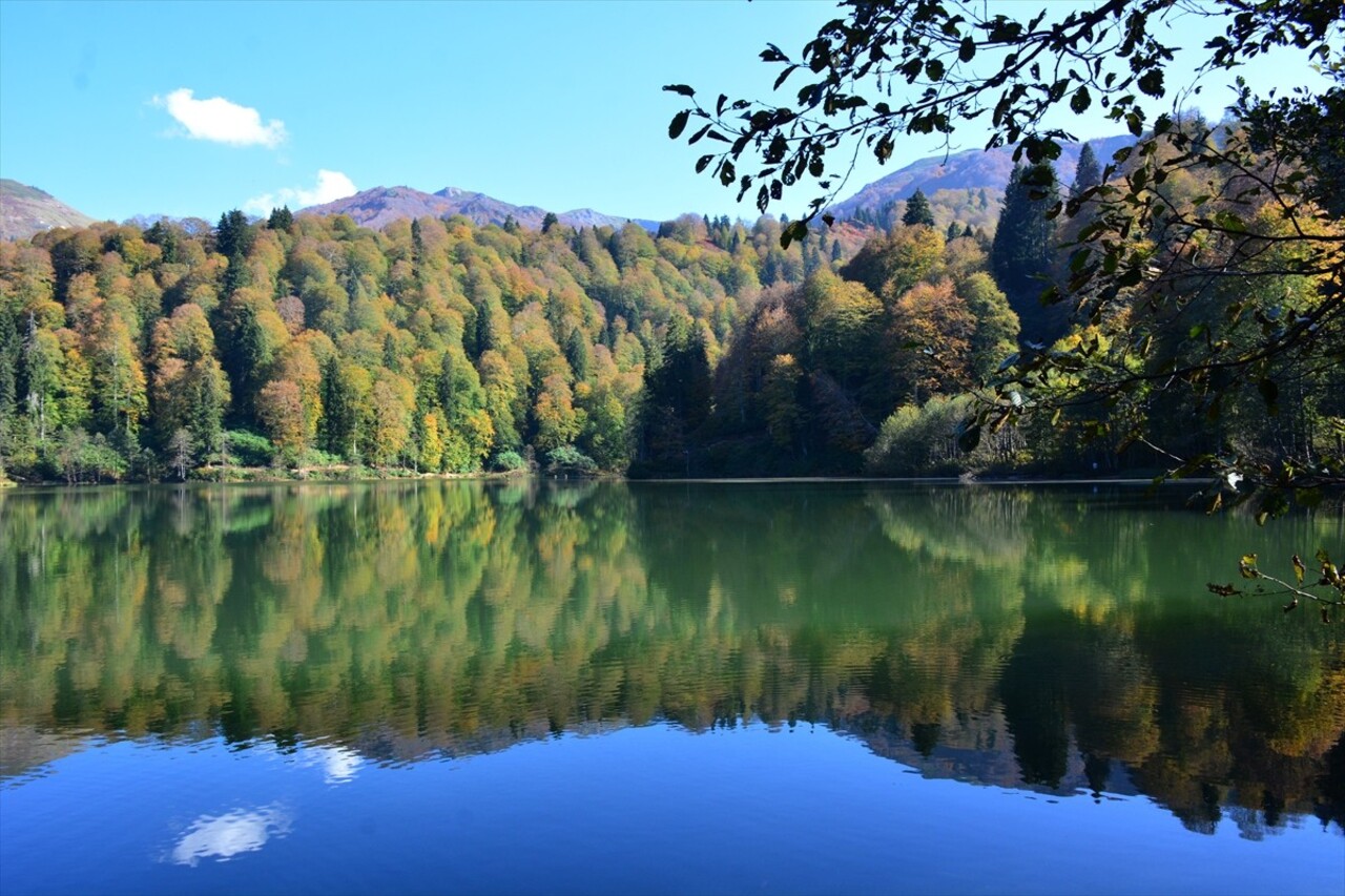 Artvin'de yerli ve yabancı turistlerin en çok ziyaret ettiği yerler arasındaki Borçka Karagöl...