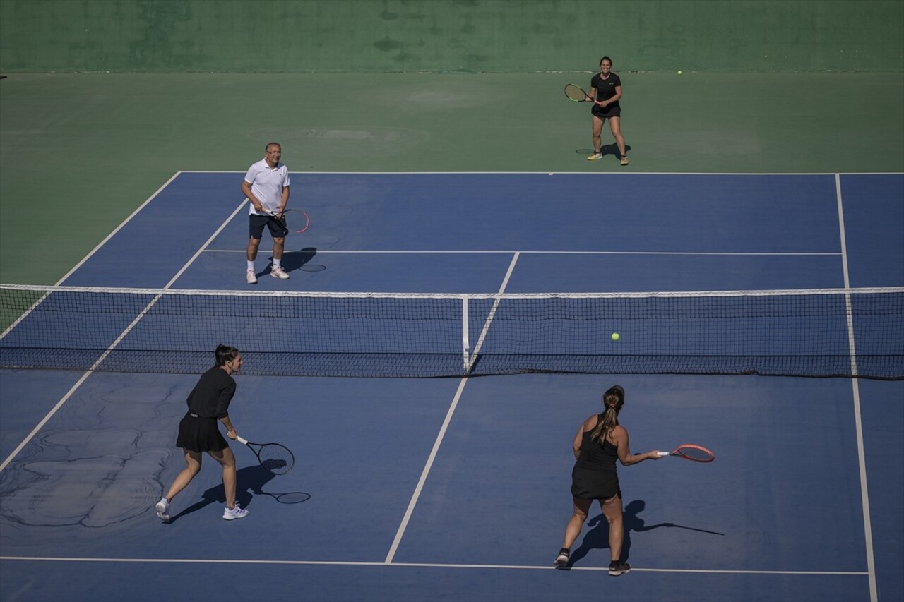 Enplus Masters Kadınlar Tenis Serisi'nin finalleri Ankara Tenis Eğitim Merkezi’nde...