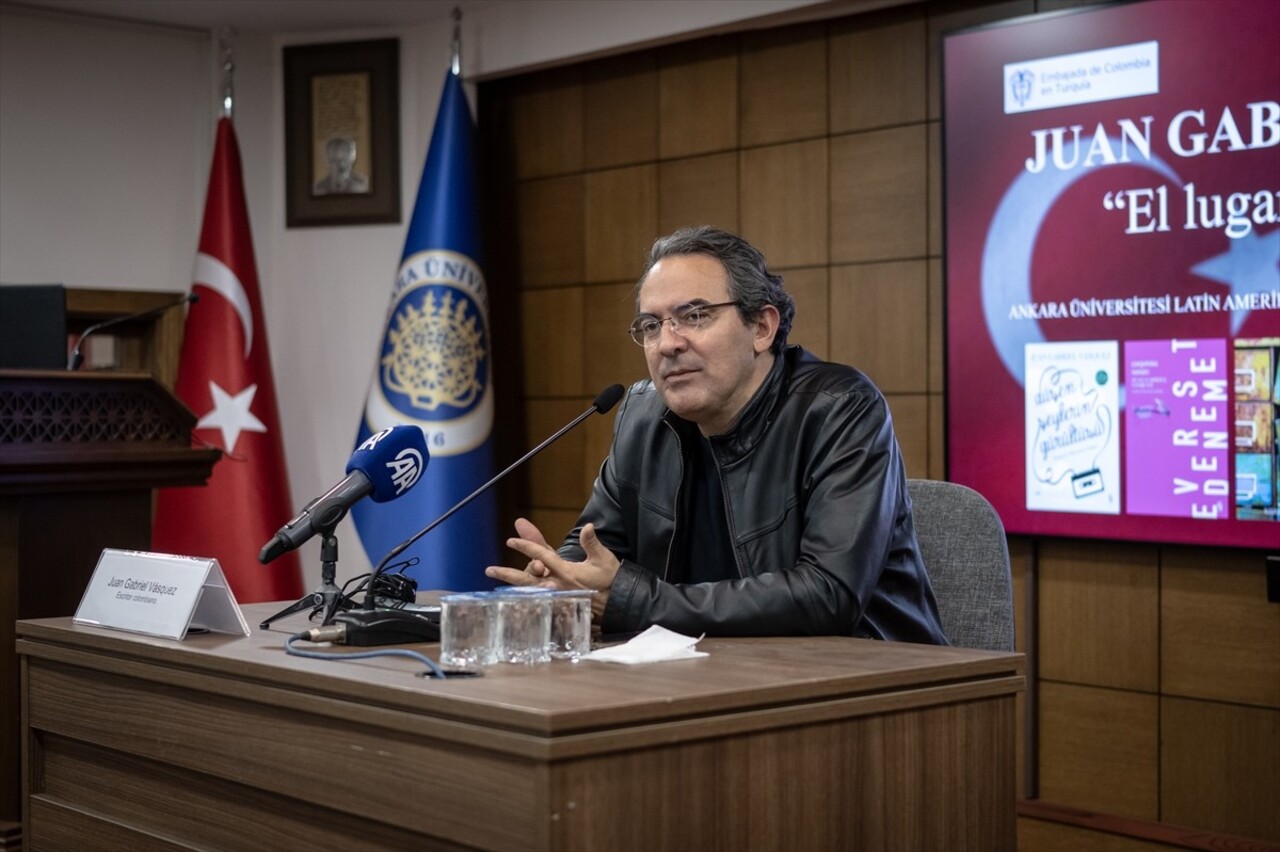 Kolombiya'nın Ankara Büyükelçiliği ve Ankara Üniversitesi işbirliğinde ödüllü Kolombiyalı yazar...