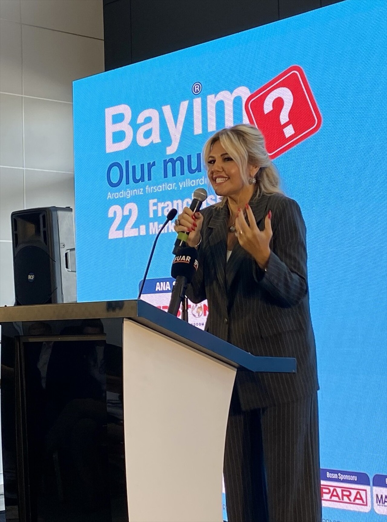 Medyafors Fuarcılık tarafından bu yıl 22'ncisi düzenlenen "Bayim Olur Musun?" Franchising ve...