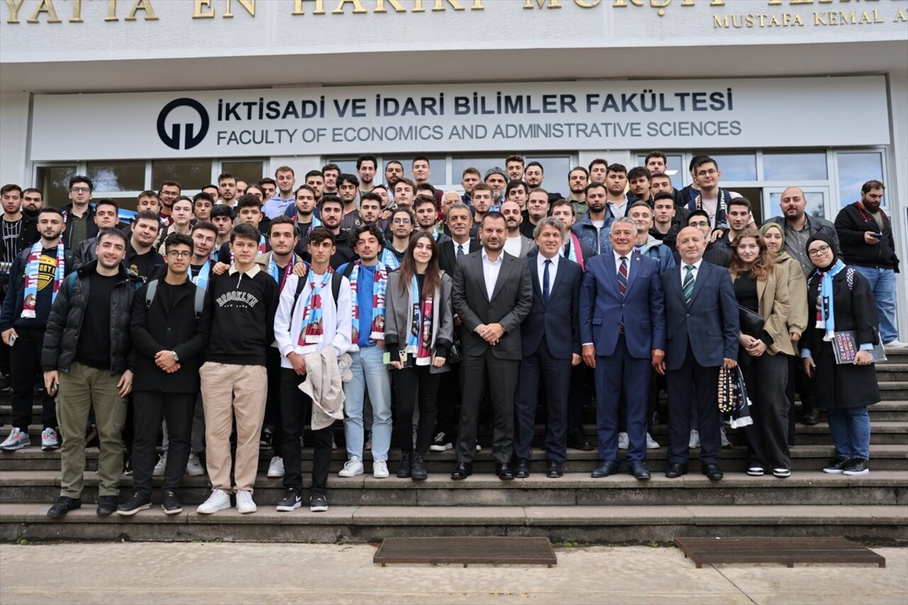 Trabzonspor Kulübü Başkanı Ertuğrul Doğan, Karadeniz Teknik Üniversitesi İktisadi ve İdari...