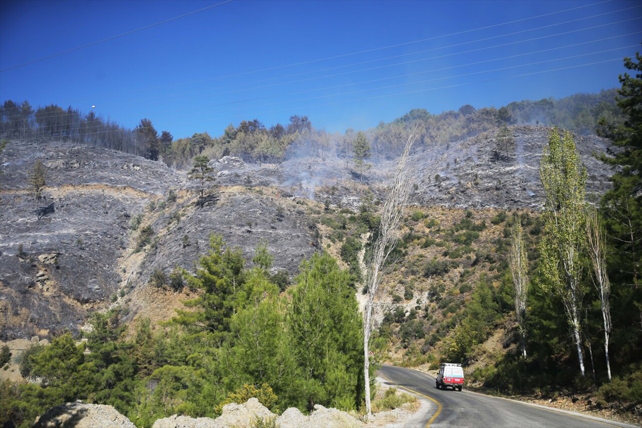 Muğla'nın Dalaman ve Menteşe ilçelerindeki orman yangınlarına havadan ve karadan müdahale sürüyor....