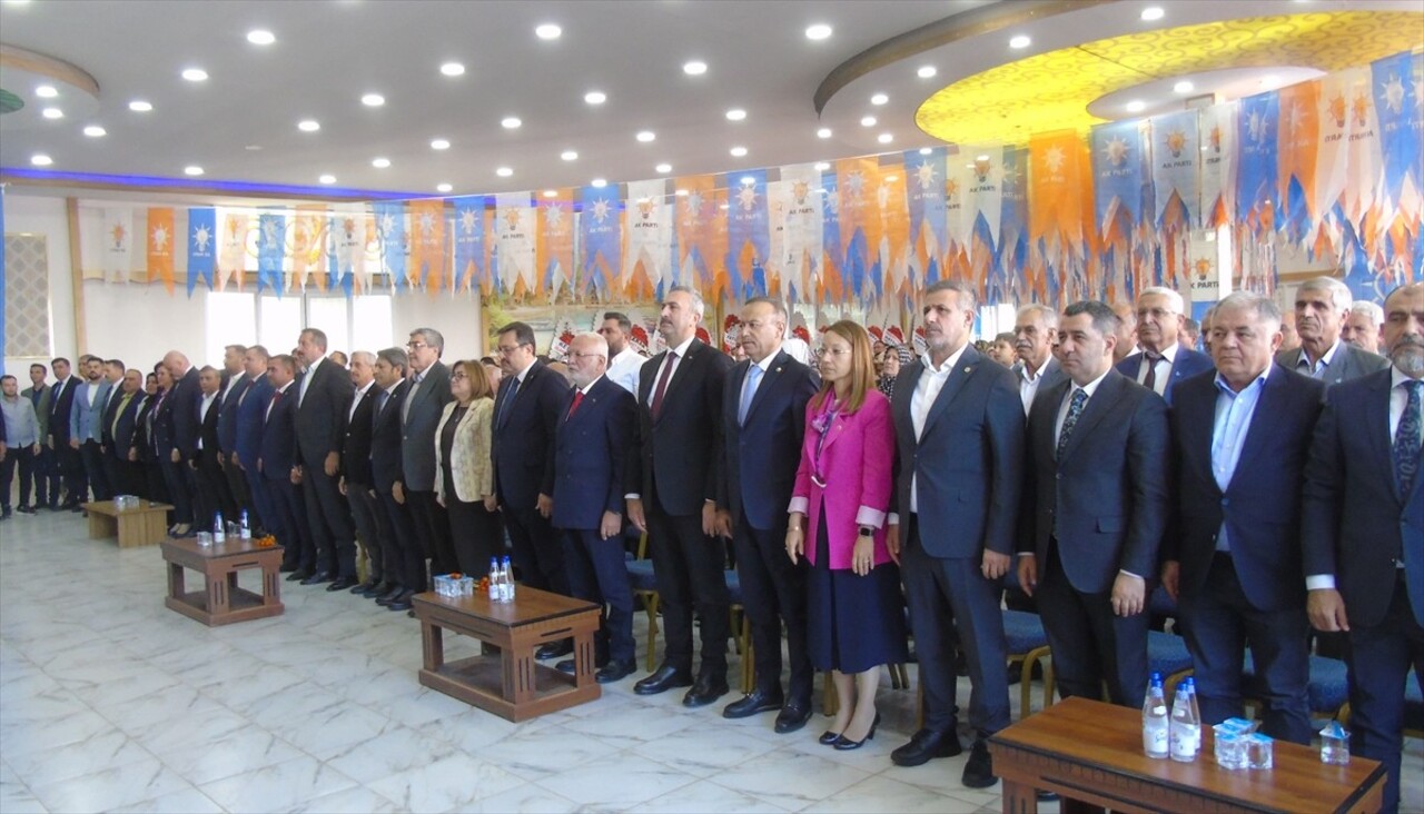 Gaziantep'in İslahiye ilçesinde bir düğün salonunda AK Parti İslahiye 8. Olağan İlçe Kongresi...