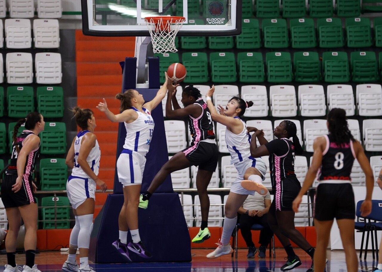 FIBA Kadınlar Avrupa Kupası E Grubu üçüncü haftasında YTR Gayrimenkul Bodrum Basketbol, sahasında...