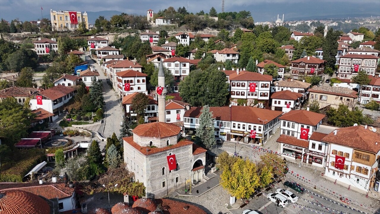 Karabük'ün Safranbolu ilçesindeki UNESCO Dünya Miras Listesi'nde yer alan tarihi yapılar, 29 Ekim...