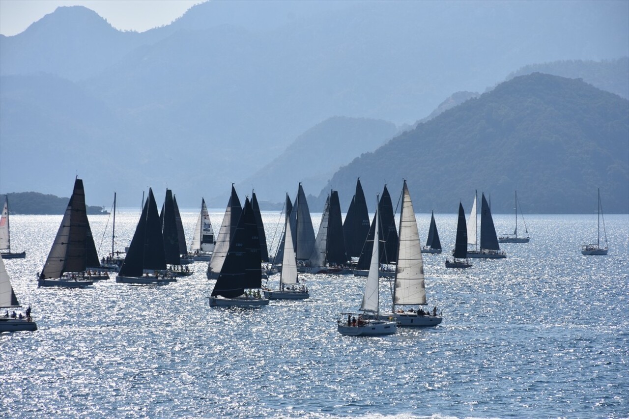 Muğla'nın Marmaris ilçesinde düzenlenen 35. Uluslararası Marmaris Yarış Haftası'nın dördüncü gün...