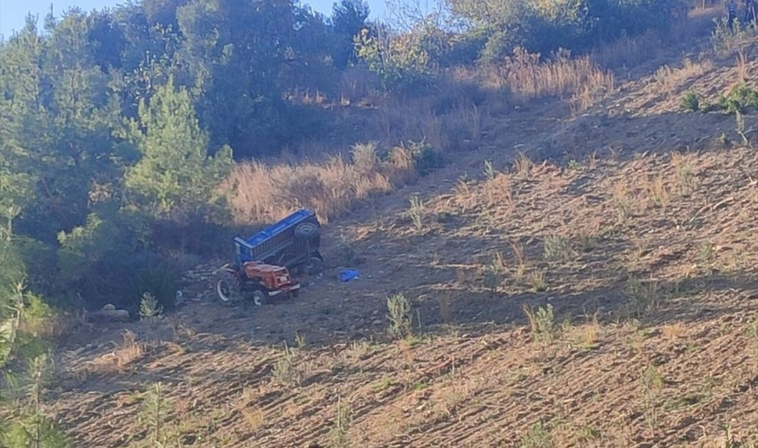 Adana'nın Kozan ilçesinde traktör