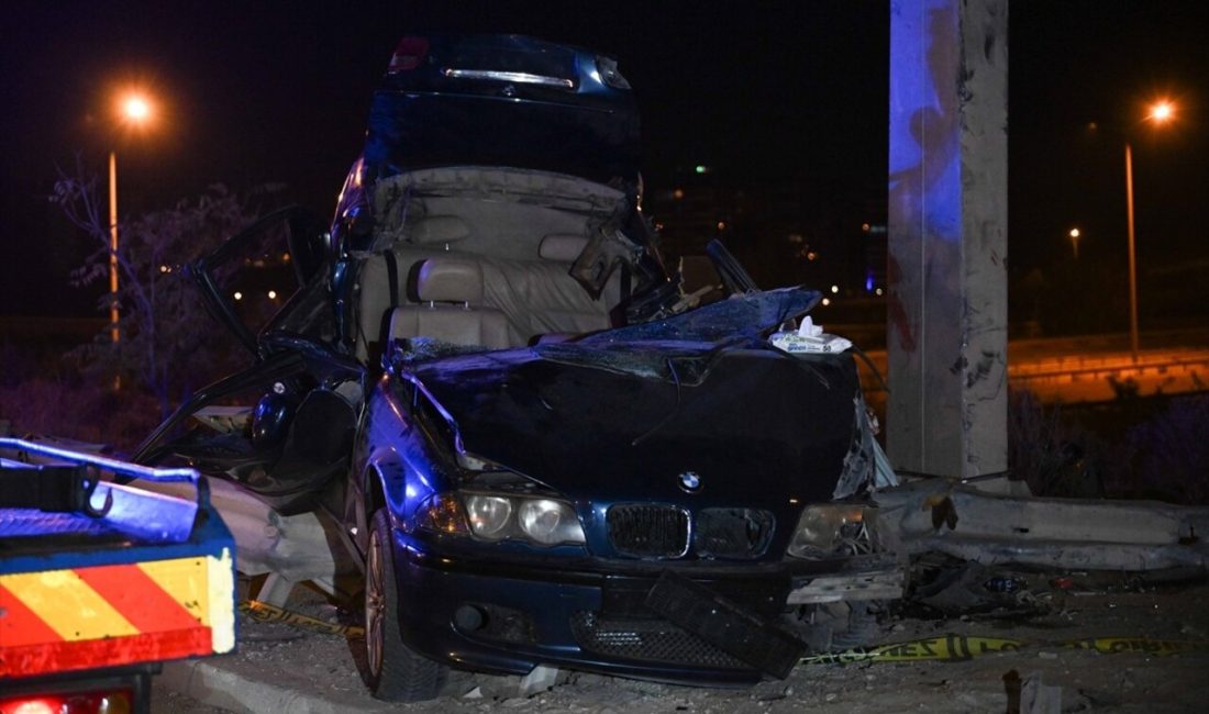 Mamak'ta yaşanan kaza sonucu