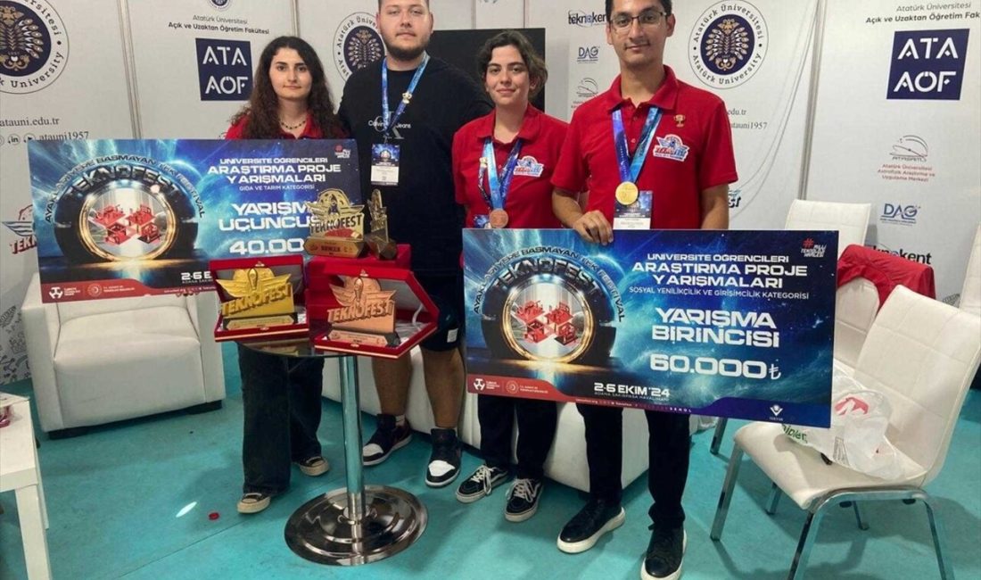 Atatürk Üniversitesi Öğrencilerinin TEKNOFEST Başarısı