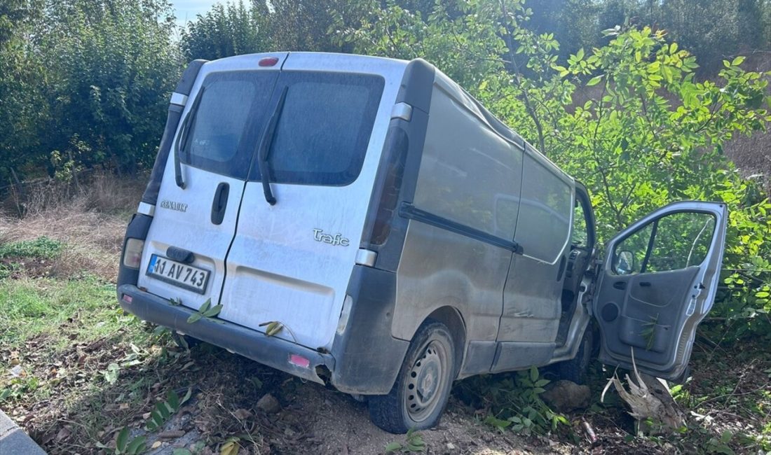 Bilecik'in Gölpazarı ilçesinde panelvan