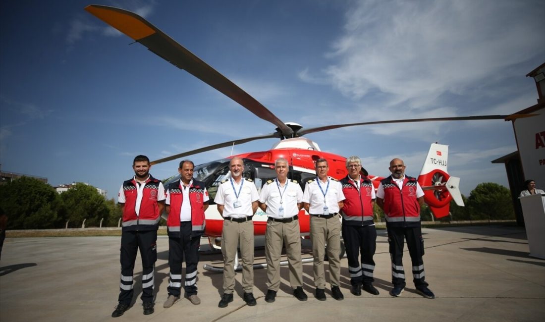 Çanakkale'de helikopter ambulans hizmeti