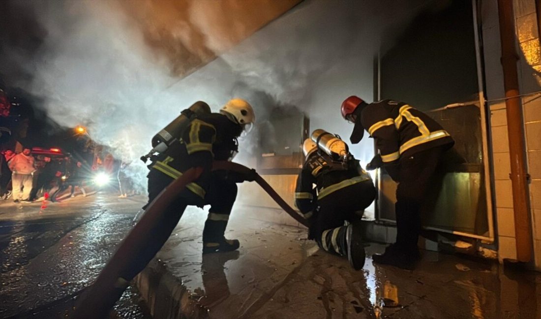 Çorum'da bir ekmek fırınında